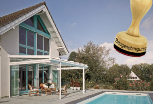 Terrassendach Baugenehmigungspflichtig?