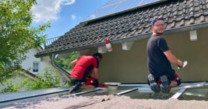 Wintergarten Montage