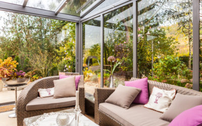 Gartentraum mit Glashaus an der Mosel